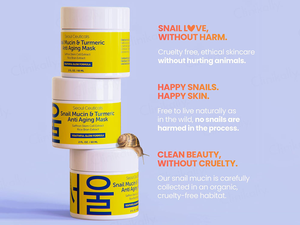 SeoulCeuticals Snail Mucin & Turmeric Anti Aging Mask