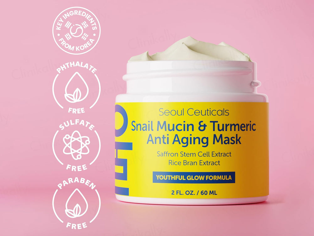 SeoulCeuticals Snail Mucin & Turmeric Anti Aging Mask