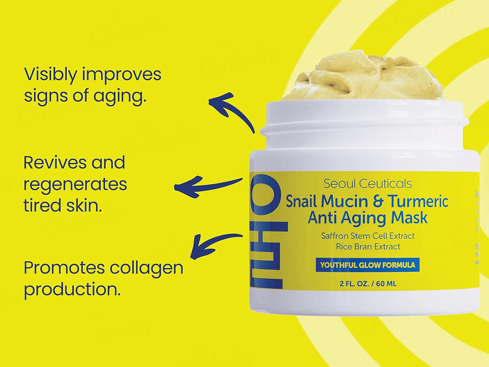 SeoulCeuticals Snail Mucin & Turmeric Anti Aging Mask