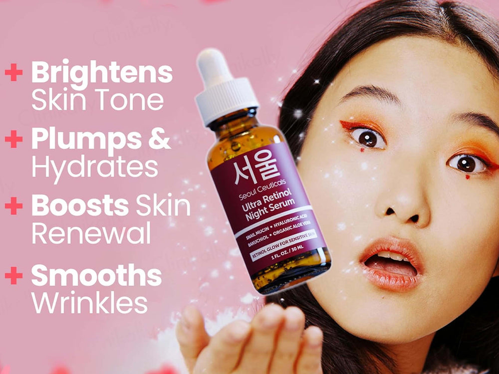 SeoulCeuticals Ultra Retinol Night Face Serum For Sensitive Skin