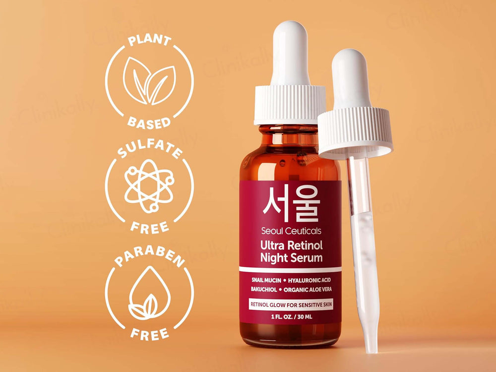 SeoulCeuticals Ultra Retinol Night Face Serum For Sensitive Skin