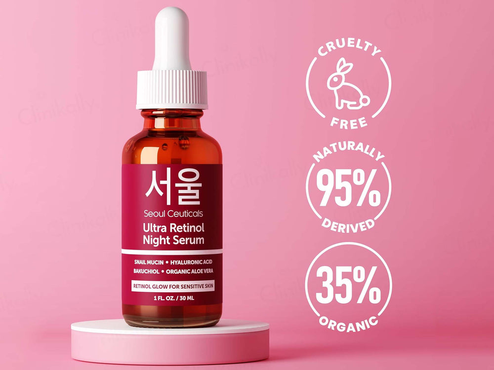 SeoulCeuticals Ultra Retinol Night Face Serum For Sensitive Skin