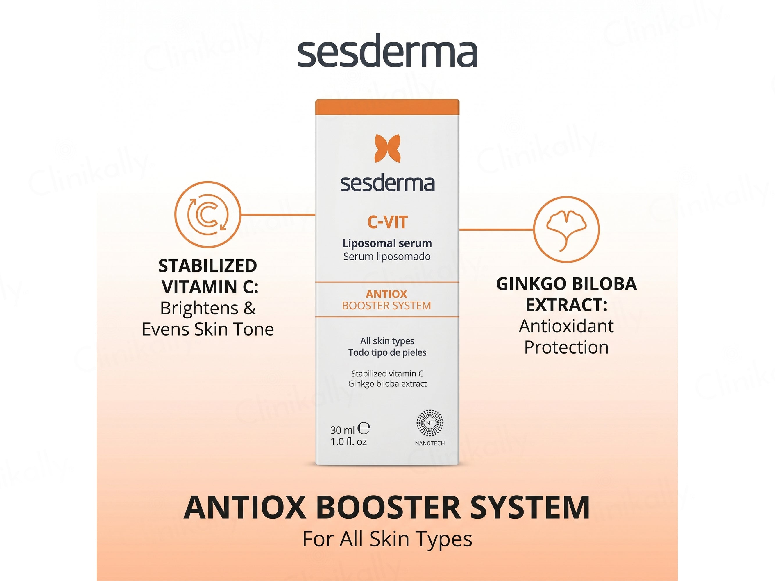 Sesderma C-VIT Liposomal Antiox Booster Face Serum