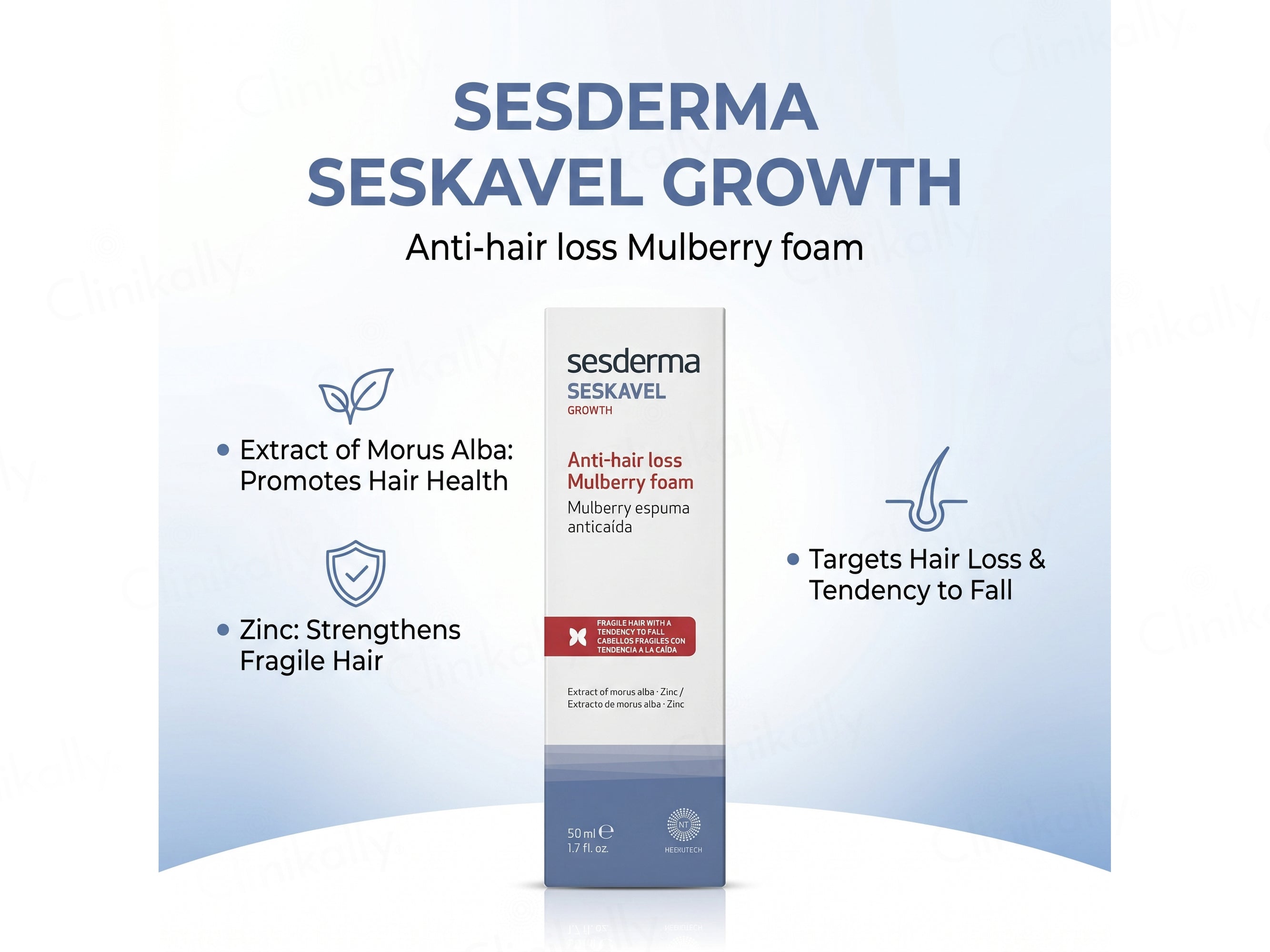 Sesderma Seskavel Mulberry Anti-Hair Loss Foam