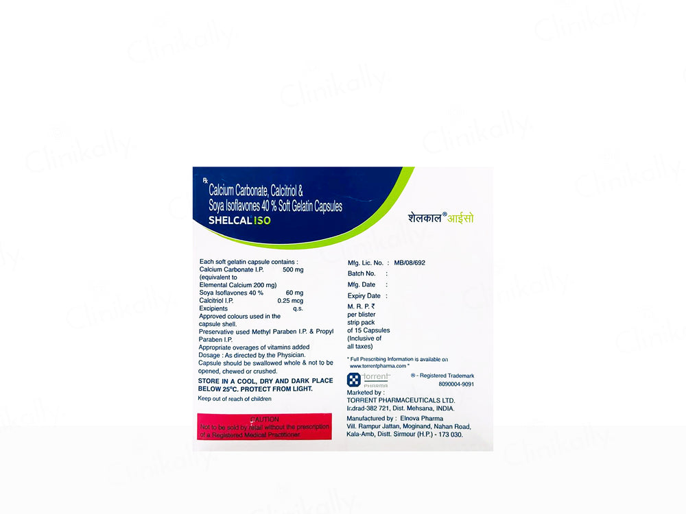 Shelcal ISO Softgel Capsule