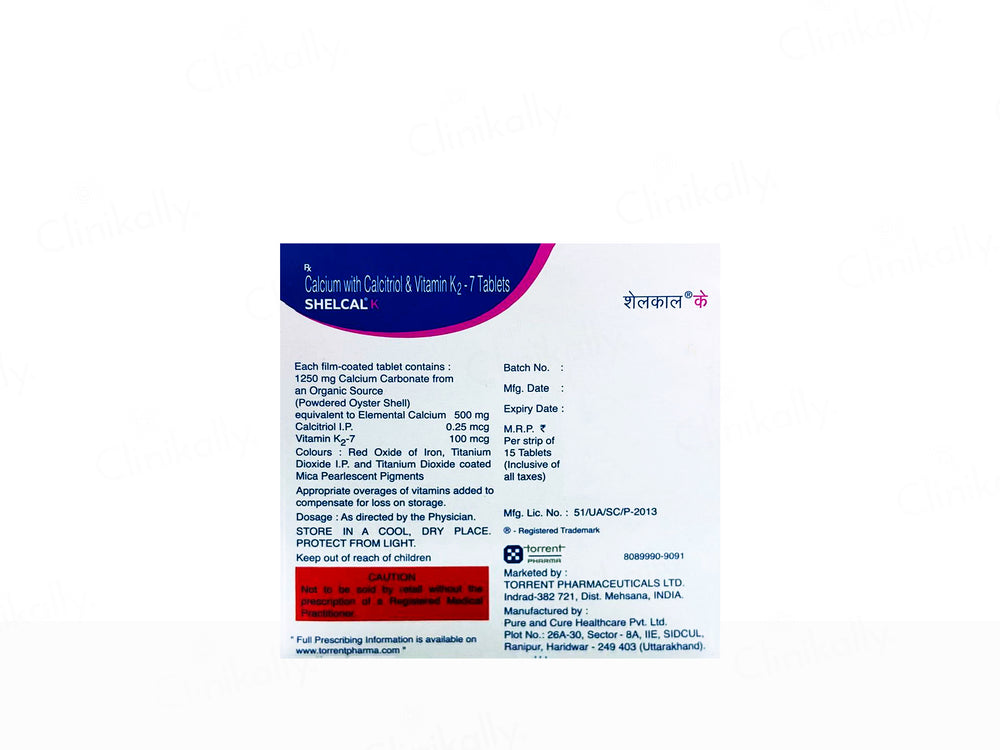 Shelcal K Tablet
