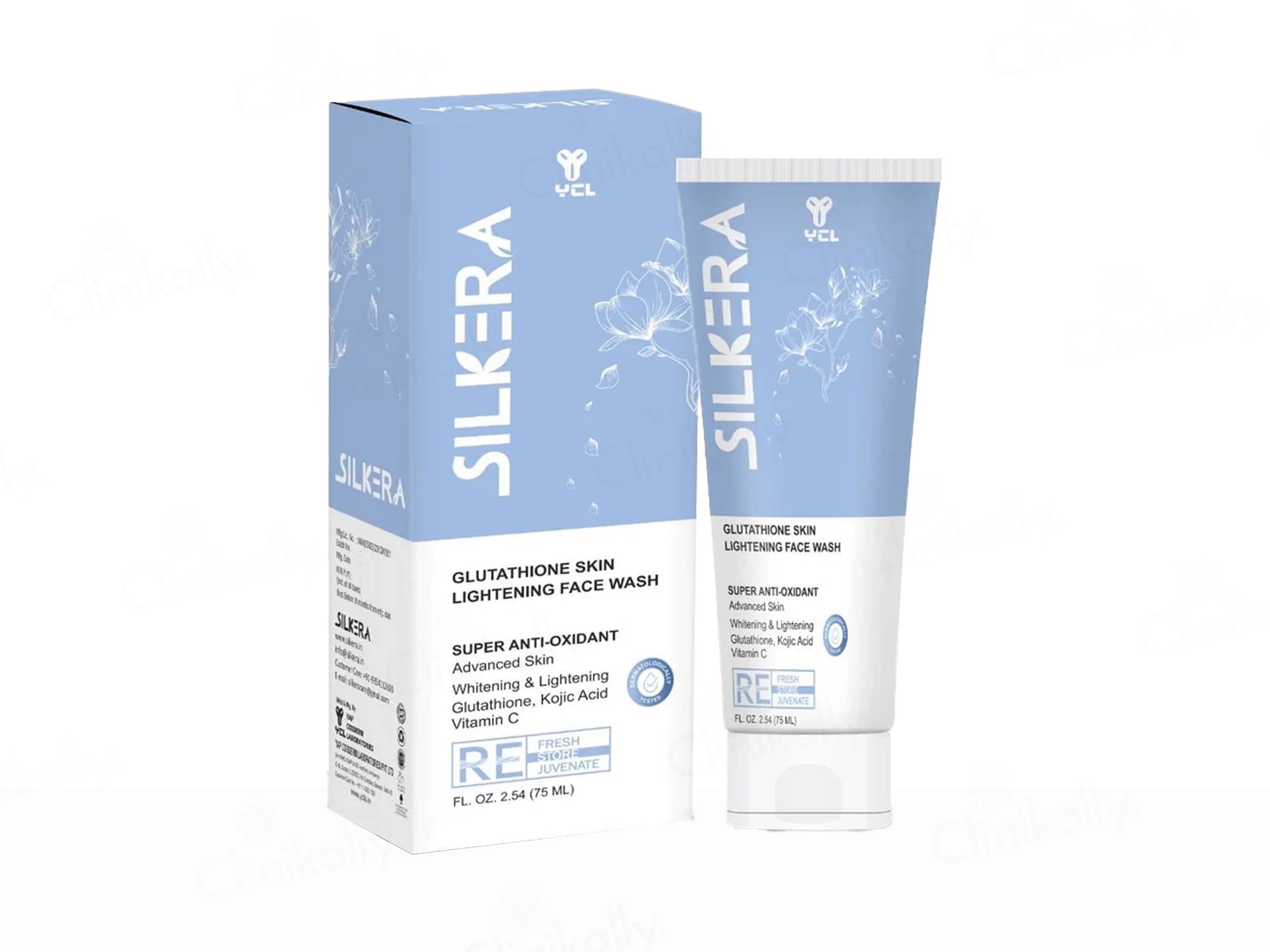 Silkera Glutathione Super Anti-Oxidant Skin Lightening Face Wash