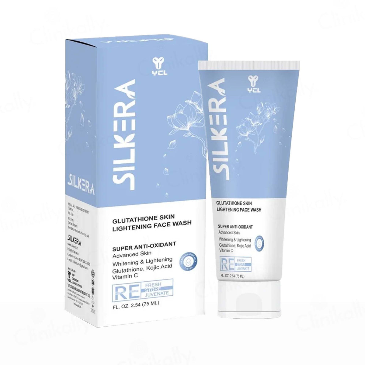Buy Silkera Glutathione Super Anti-Oxidant Skin Lightening Face Wash Online  at Best Price | Clinikally