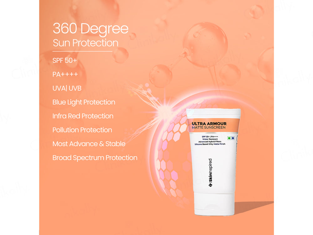 SkinInspired Ultra Armour Matte Sunscreen SPF 50+ PA++++