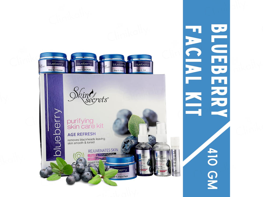 Skin Secrets Blueberry Age Refresh Purifying Skin Care Facial Kit