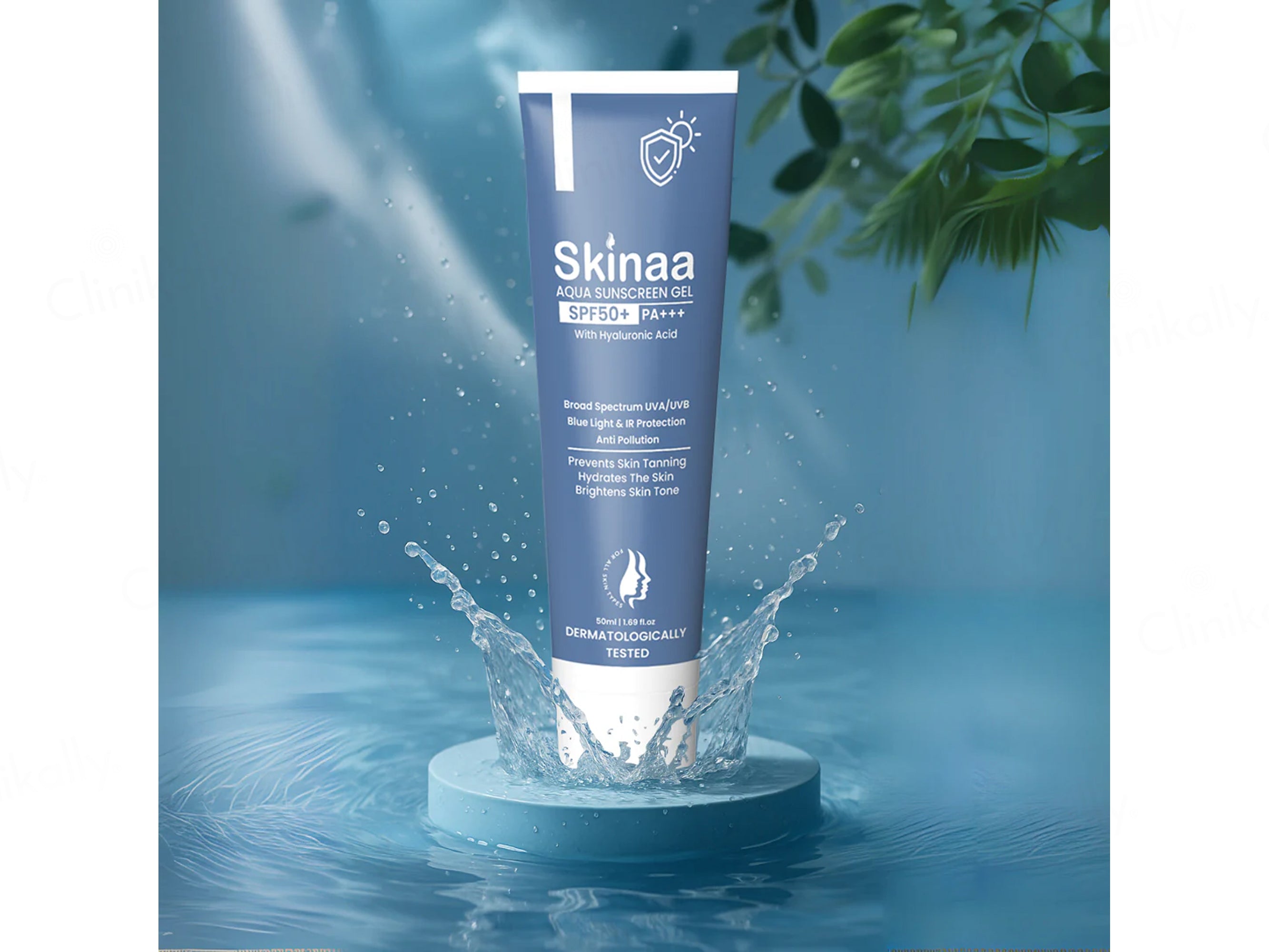 Skinaa Aqua Hyaluronic Acid Sunscreen Gel SPF 50+ PA+++