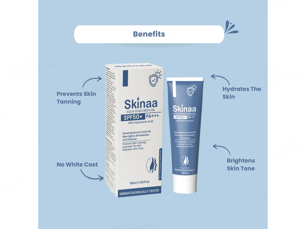 Skinaa Aqua Hyaluronic Acid Sunscreen Gel SPF 50+ PA+++
