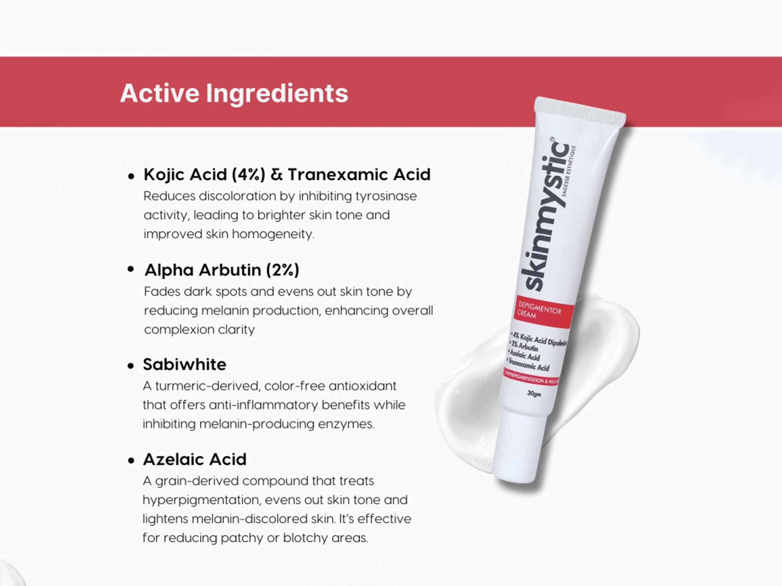 Skinmystic Depigmentor Cream For Hyperpigmentation & Melasma