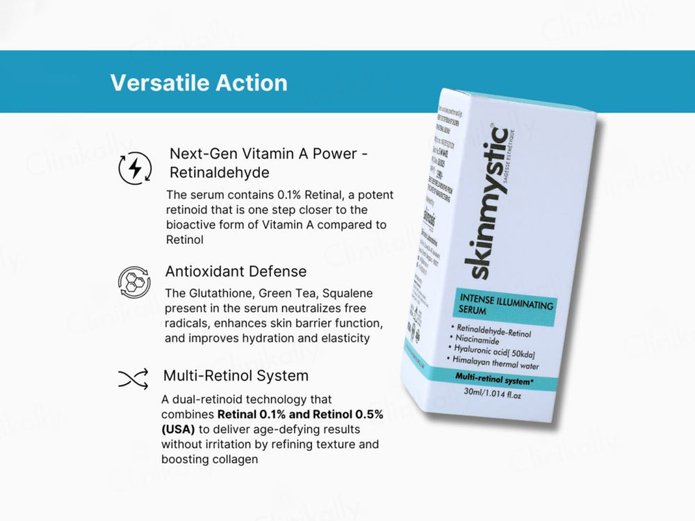 Skinmystic Intense Illuminating Face Serum With Multi-Retinol System