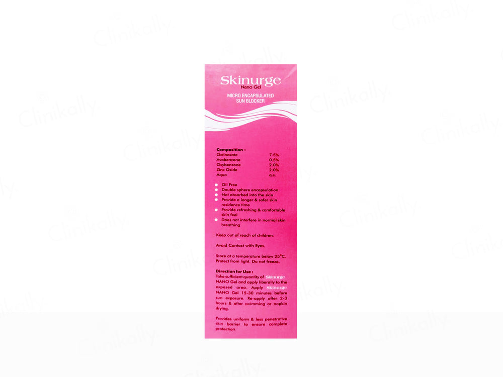 Skinurge Nano Gel Micro Encapsulated Sunscreen SPF 50 PA+++