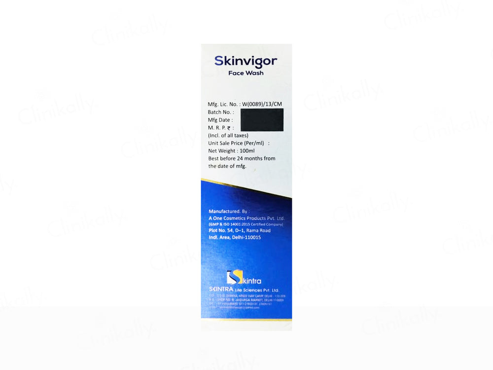 Skinvigor Skin Rejuvenating & Gently Exfoliating Face Wash