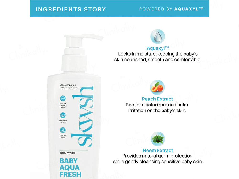 Skwsh Baby Aqua Fresh Body Wash