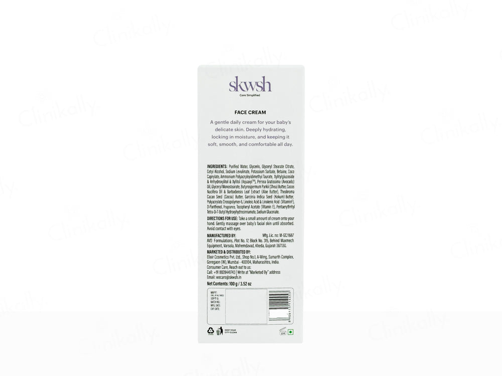 Skwsh Baby Cuddle Face Cream
