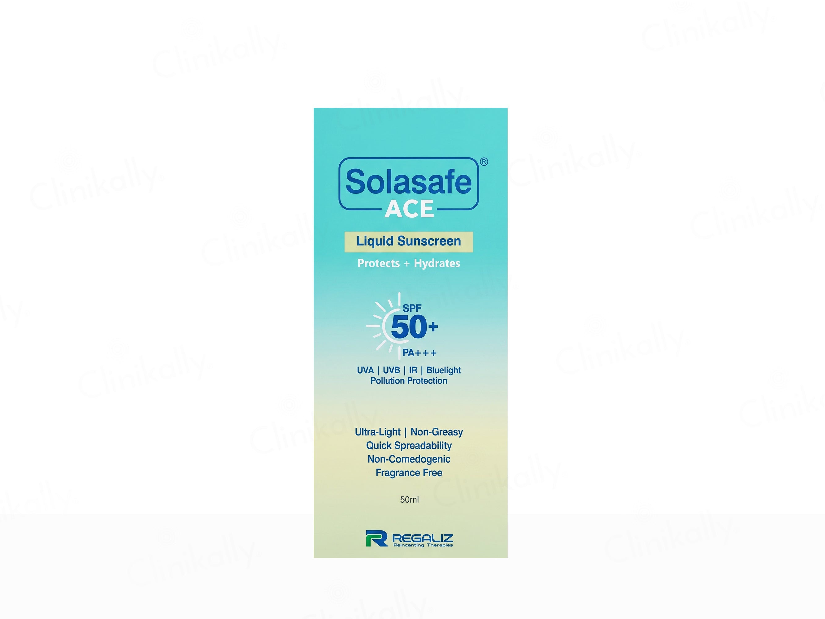 Solasafe ACE Liquid Sunscreen SPF 50+ PA+++