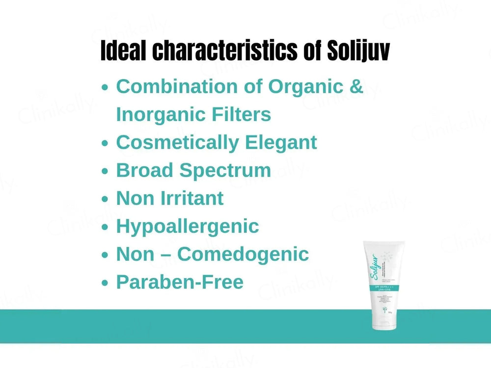 Solijuv Silicone Sunscreen Gel SPF 50 PA+++