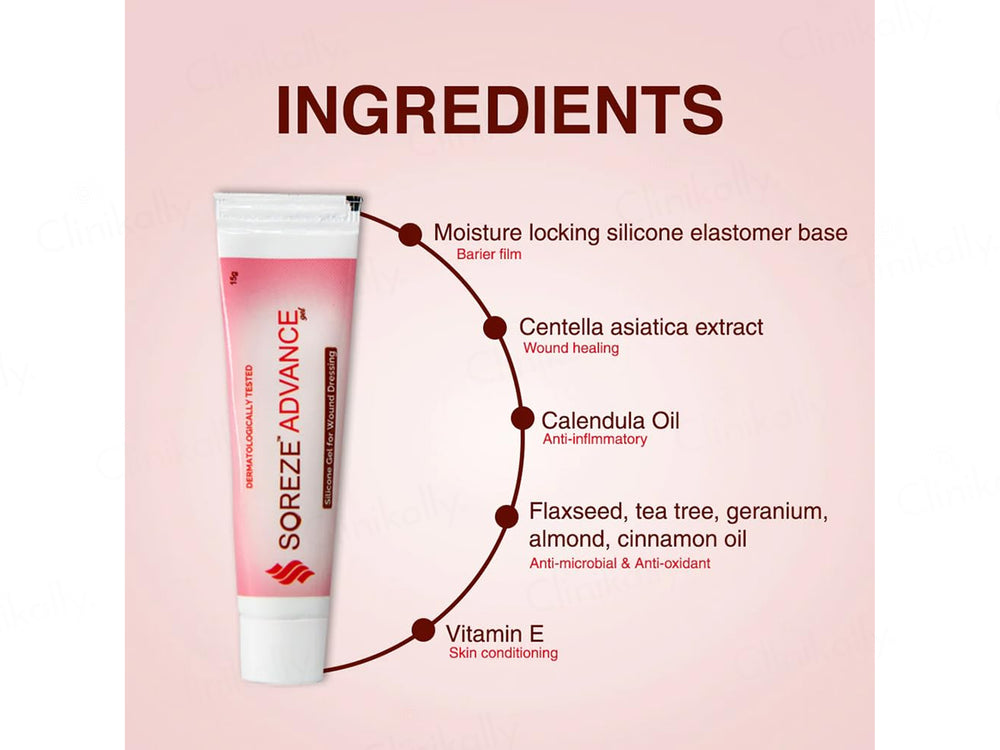 Soreze Advance Silicone Barrier Wound Dressing Gel