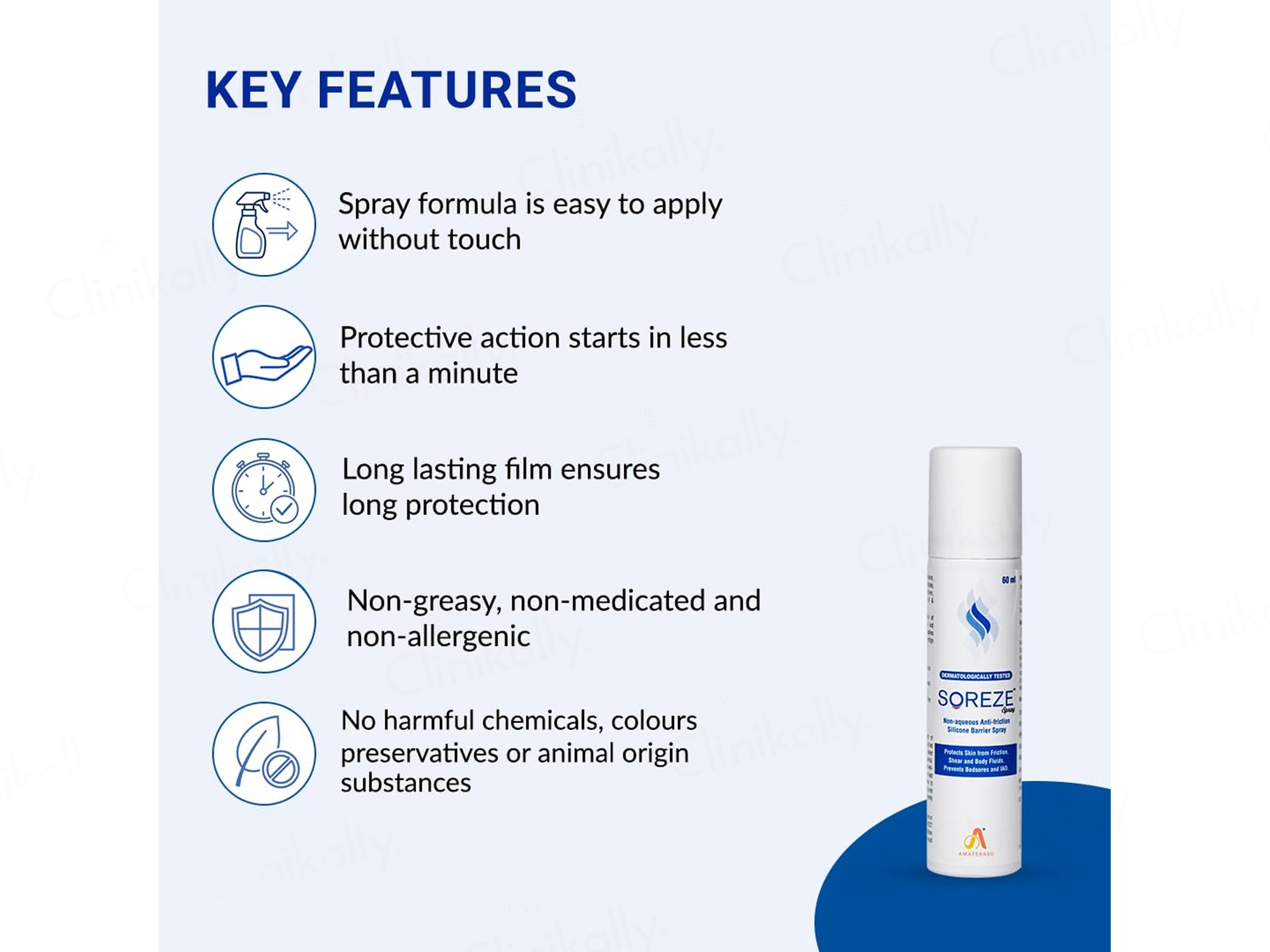 Soreze Silicone Barrier Spray