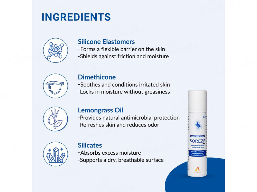Soreze Silicone Barrier Spray