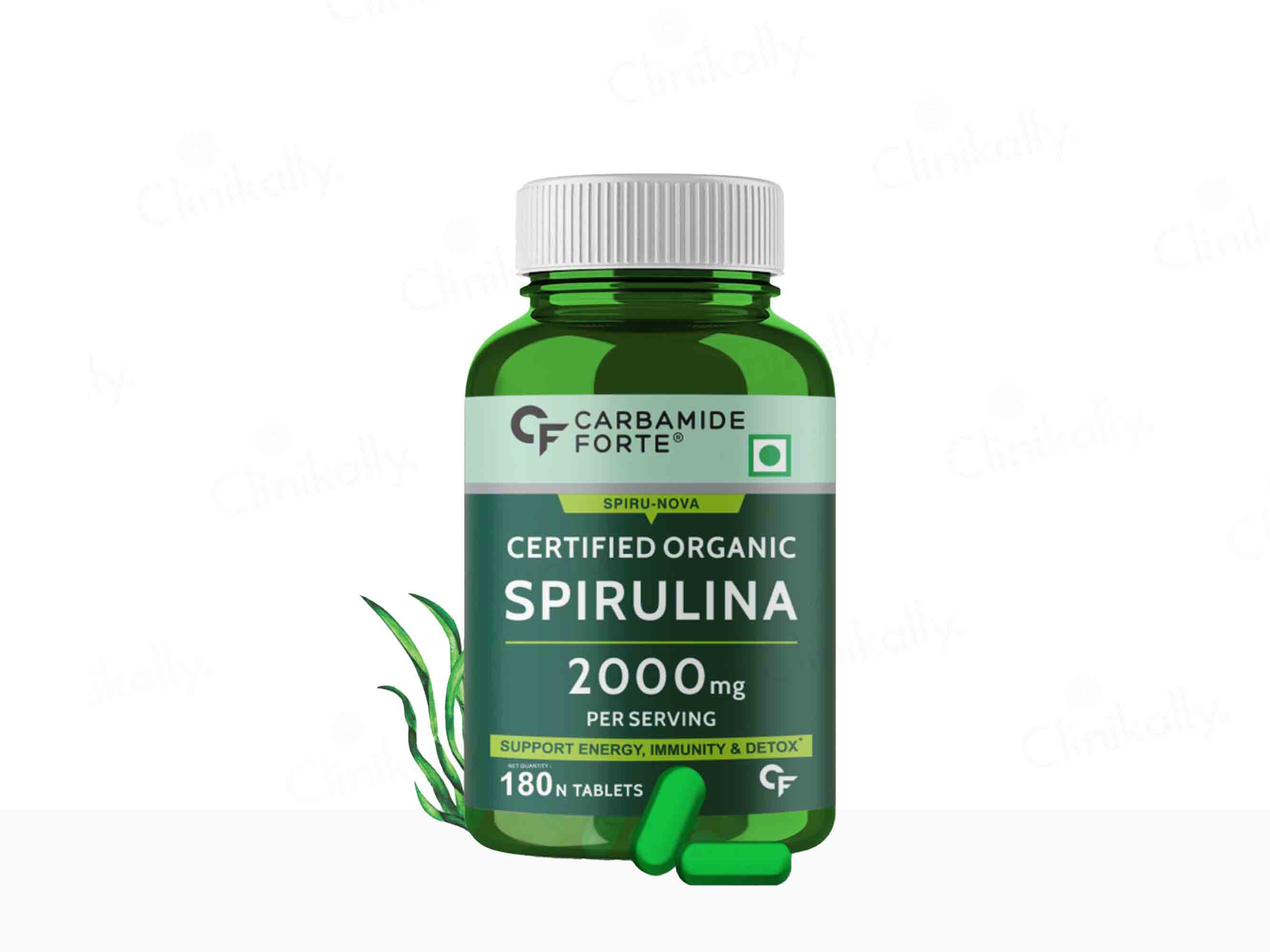 Carbamide Forte Organic Spirulina 2000mg Tablet