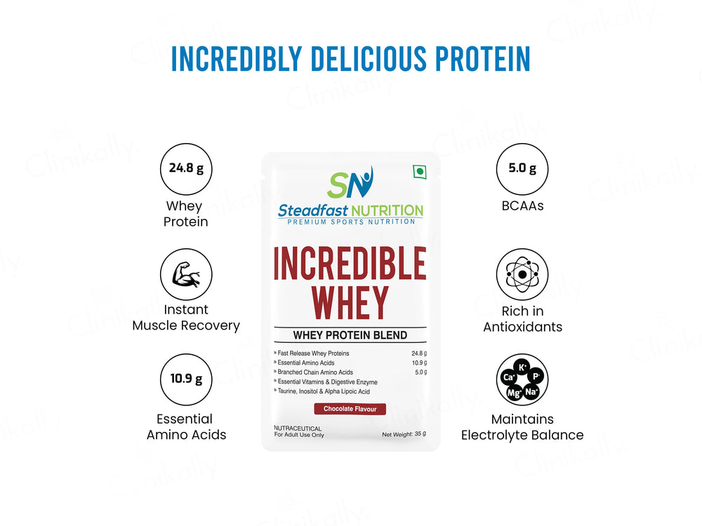 Steadfast Nutrition Incredible Whey Protein Blend Sachet