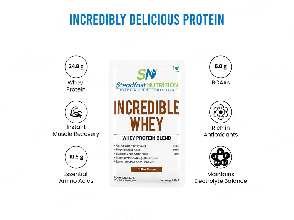 Steadfast Nutrition Incredible Whey Protein Blend Sachet