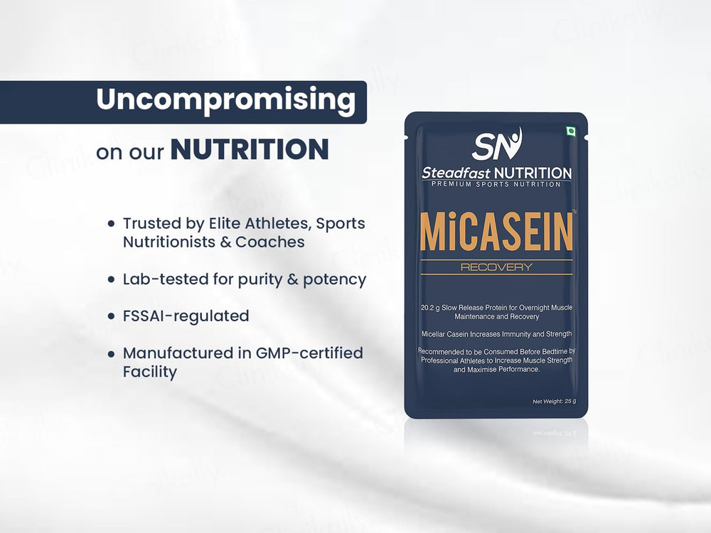 Steadfast Nutrition Micasein Recovery Sachet