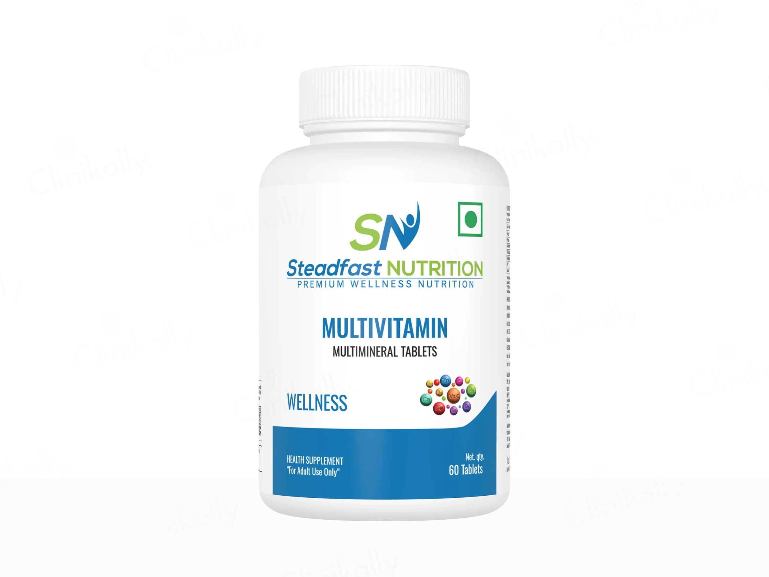Steadfast Nutrition Multivitamin Multiminerals Wellness Tablet