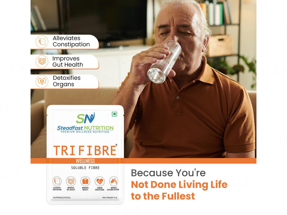 Steadfast Nutrition Tri Fibre Wellness Clear Soluble Fibre Sachet