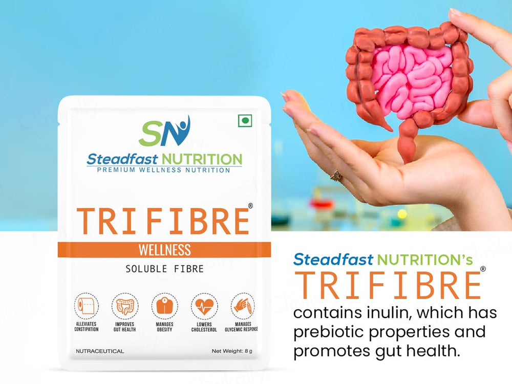 Steadfast Nutrition Tri Fibre Wellness Clear Soluble Fibre Sachet