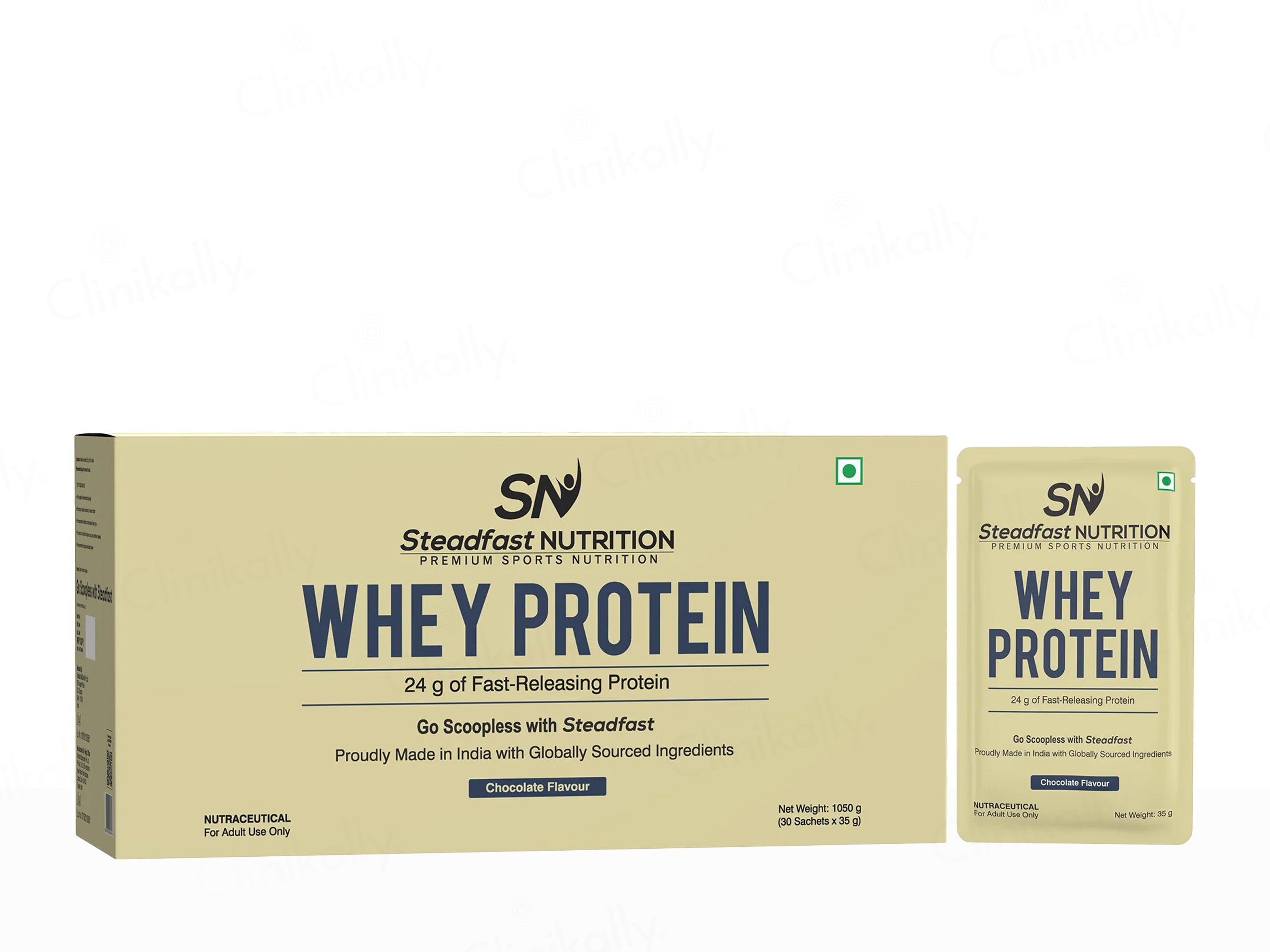Steadfast Nutrition Whey Protein Sachet - Chocolate Flavour