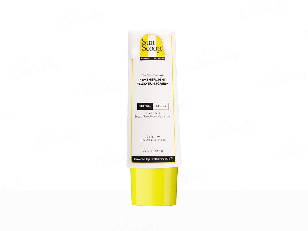Sun Scoop 3% Niacinamide Featherlight Fluid Sunscreen SPF 50+ PA++++
