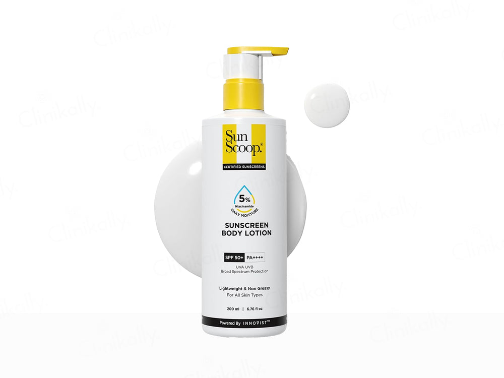 Sun Scoop 5% Niacinamide Sunscreen Body Lotion SPF 50+ PA++++