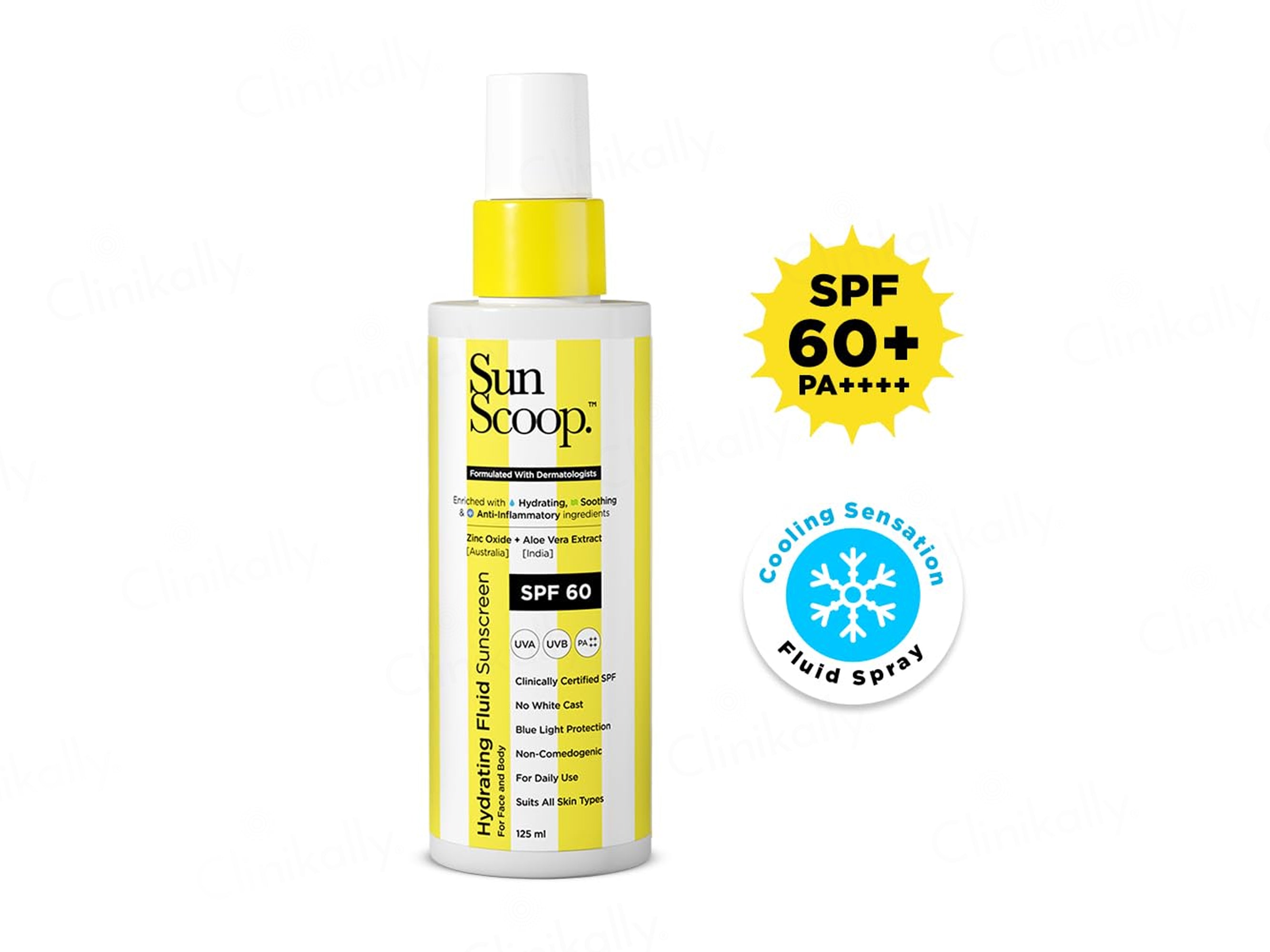 Sun Scoop Hydrating Fluid Sunscreen SPF 60 PA++++