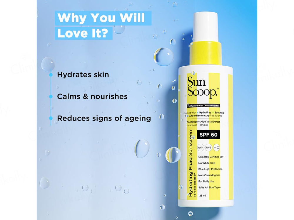 Sun Scoop Hydrating Fluid Sunscreen SPF 60 PA++++