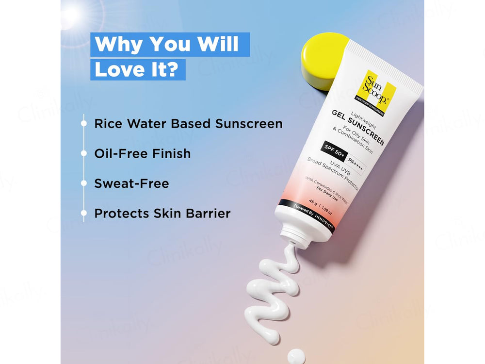 Sun Scoop Lightweight Gel Sunscreen SPF 50+ PA++++
