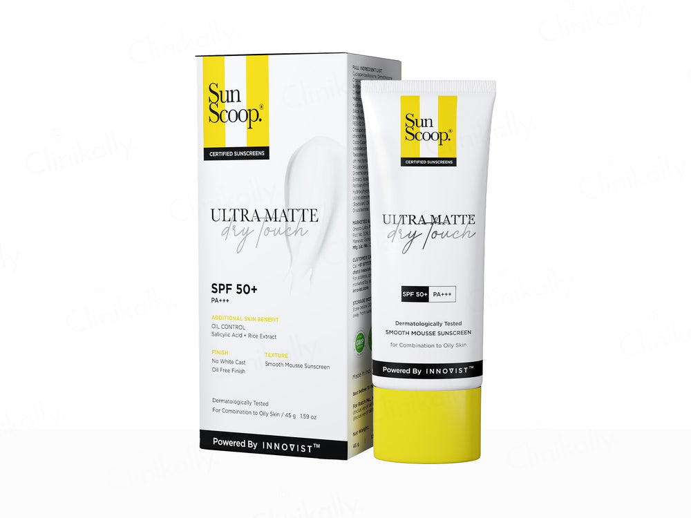 Sun Scoop Ultra Matte Dry Touch Sunscreen SPF 50+ PA+++