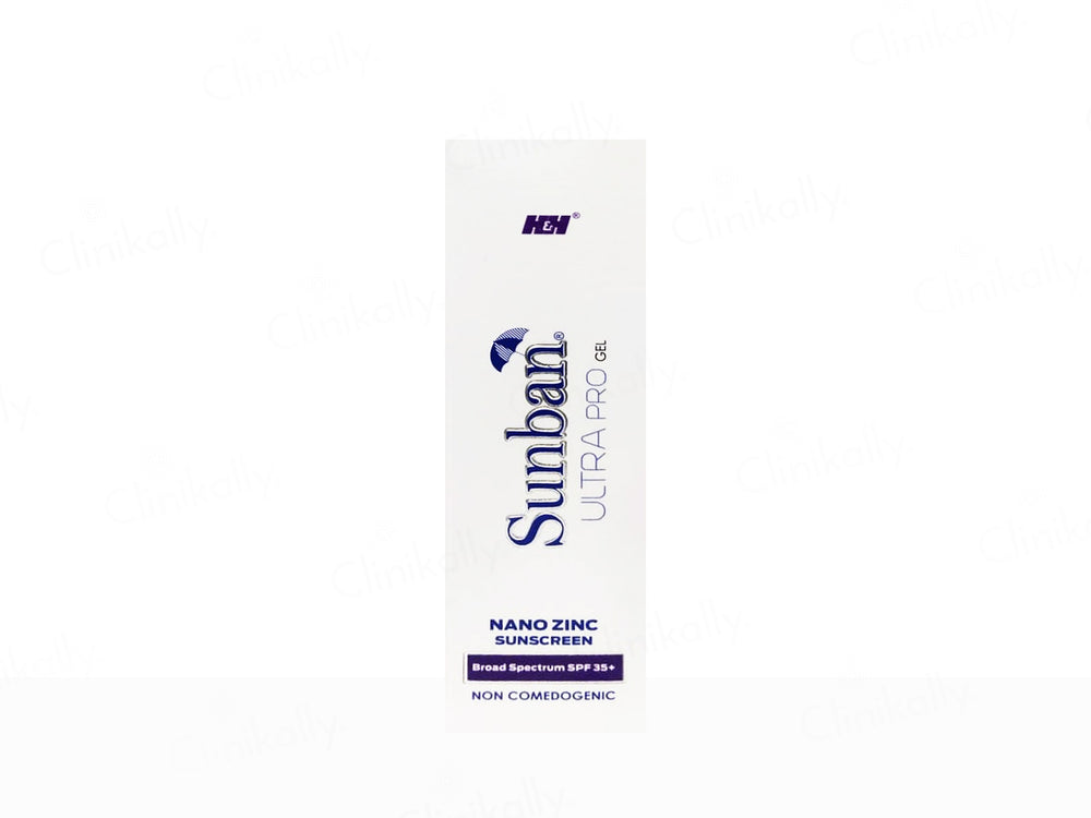 Sunban Ultra Pro Gel Nano Zinc Sunscreen SPF 35+ PA+++