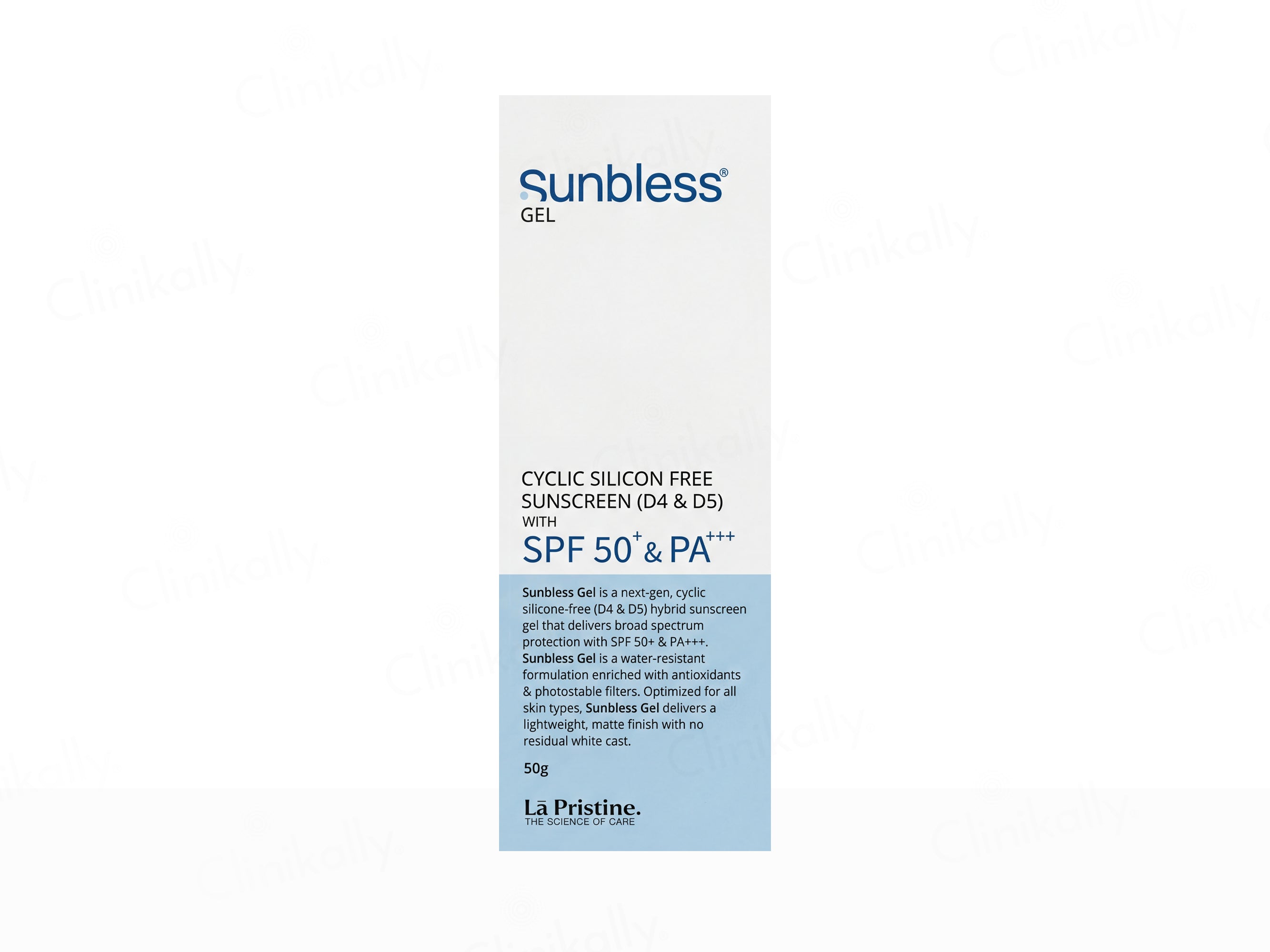 Sunbless Cyclic Silicon Free Sunscreen Gel SPF 50+ PA+++
