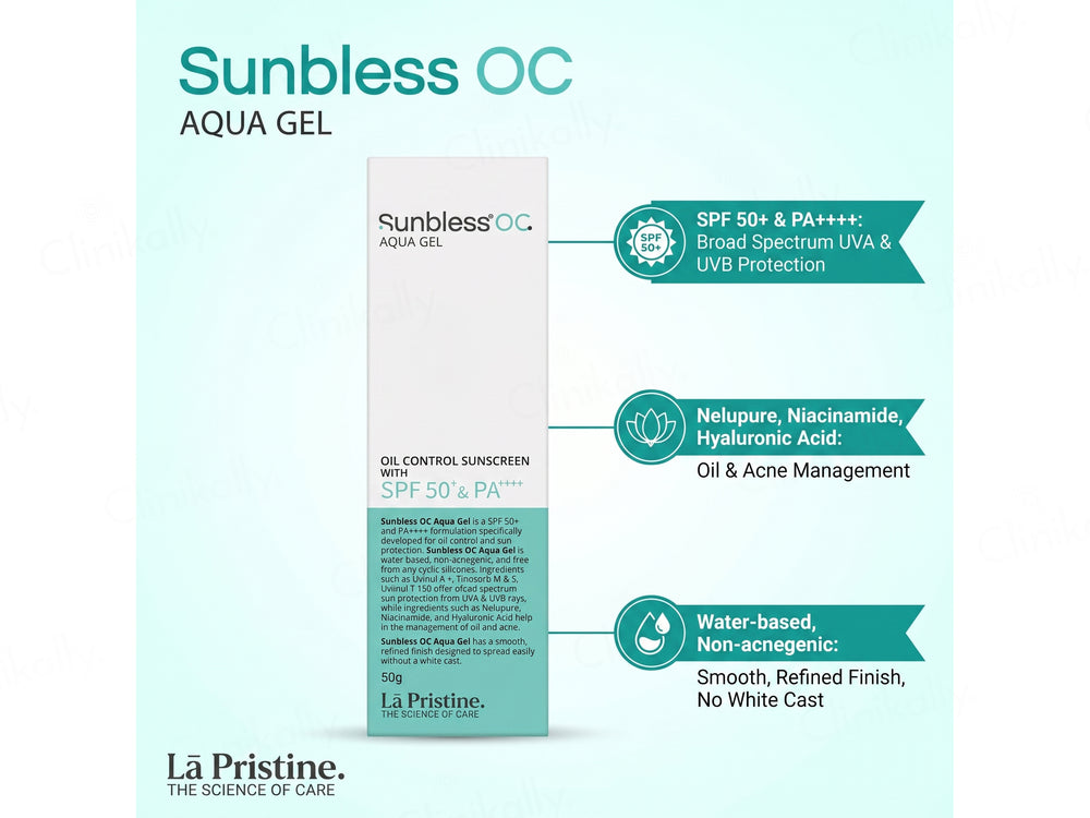 Sunbless OC Oil Control Aqua Gel Sunscreen SPF 50+ PA++++