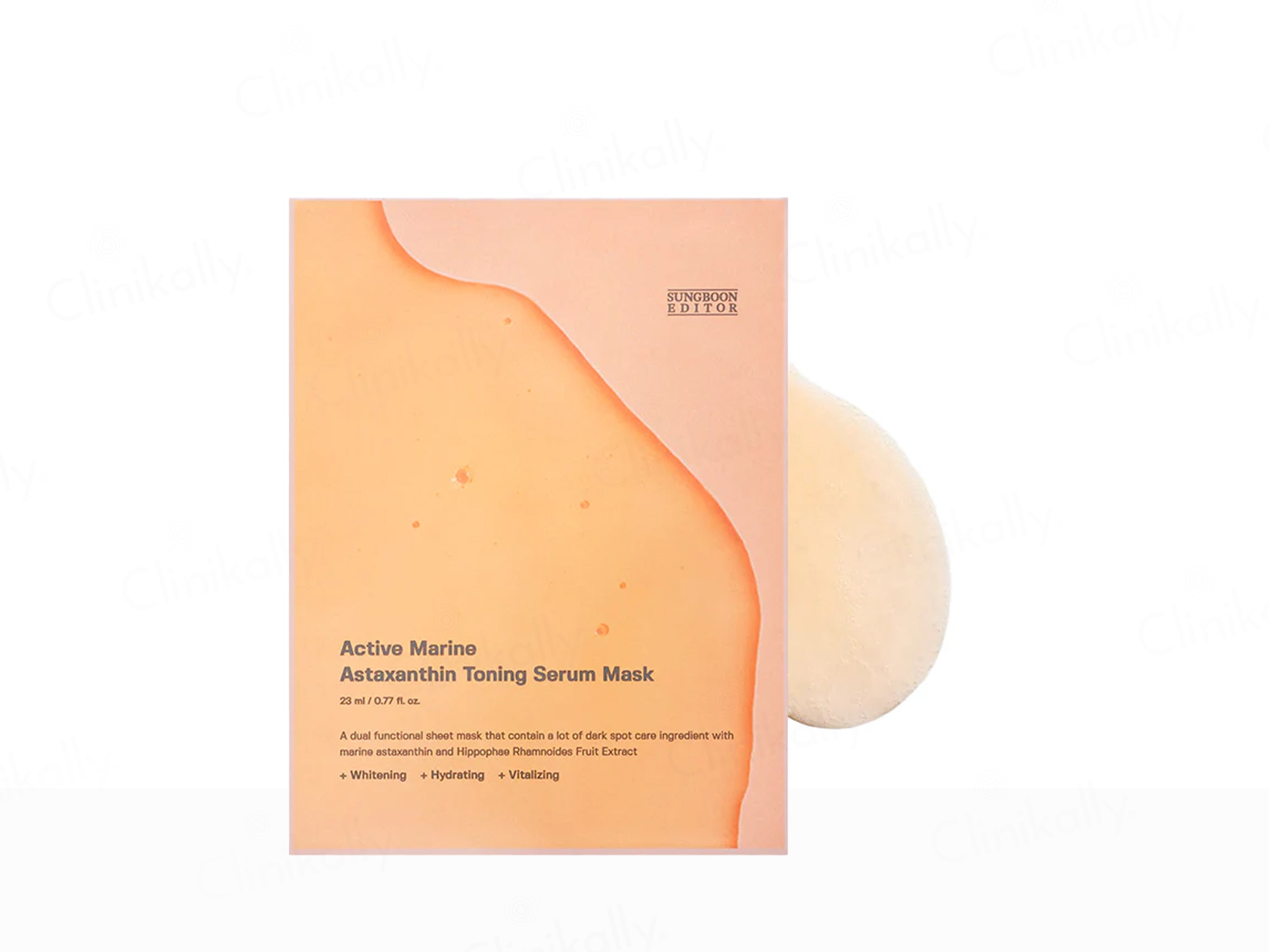 Sungboon Editor Active Marine Astaxanthin Toning Serum Mask