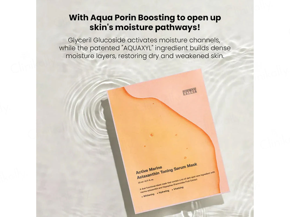 Sungboon Editor Active Marine Astaxanthin Toning Serum Mask
