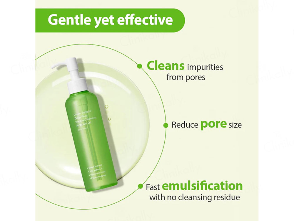Sungboon Editor Green Tomato Deep Pore Double Cleansing Ampoule Oil