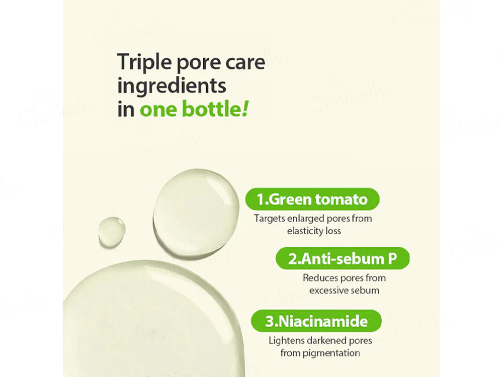 Sungboon Editor Green Tomato Deep Pore Double Cleansing Ampoule Oil