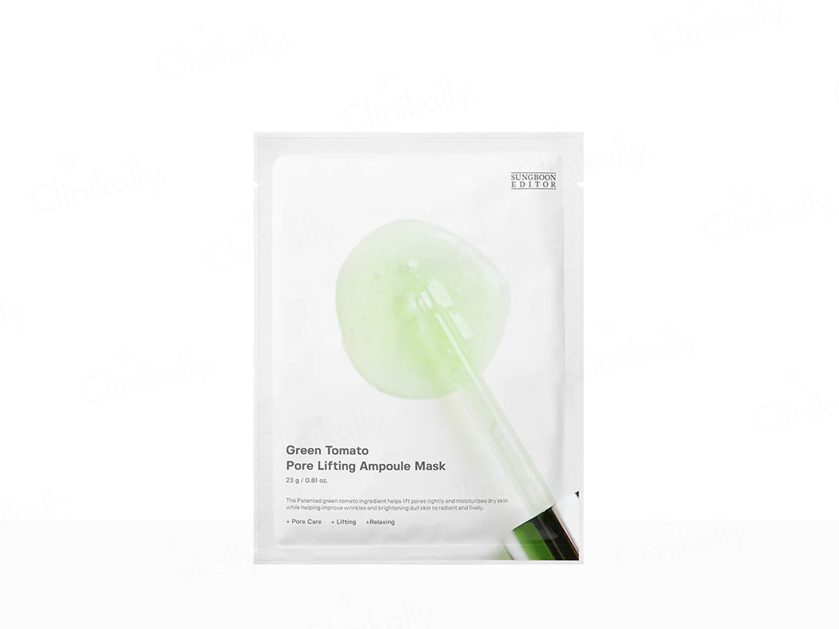 Sungboon Editor Green Tomato Pore Lifting Ampoule Mask