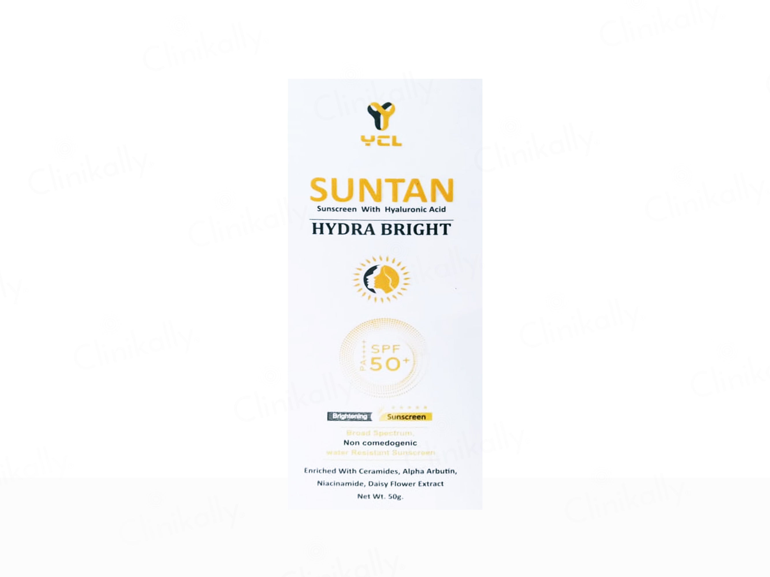 Suntan Hydra Bright Hyaluronic Acid Brightening Sunscreen SPF 50+ PA++++